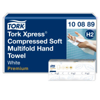 Бумажные полотенца Tork Xpress Multifold 2 слоя белые 225 листов