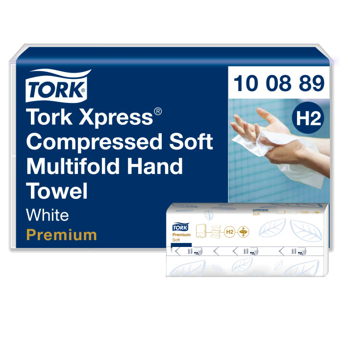 Бумажные полотенца Tork Xpress Multifold 2 слоя 225 листов
