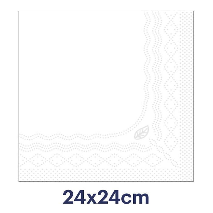 Салфетки бумажные Tork Advanced 24×24 см коктейльные 200 шт