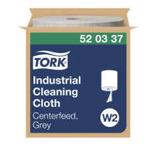 Нетканий матеріал Tork Industrial Premium сірий 148,2 м 390 листів 1 рулон
