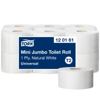 Туалетная бумага Tork Universal рулонная mini jumbo 1 слой серый 240 м