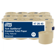 Туалетний папір Tork OptiServe Advanced без втулки 2 шари натуральний 820 відривів