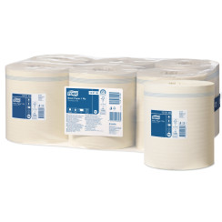 Паперові рушники Tork Basic рулонні центральна витяжка 1 шар білі 300 м