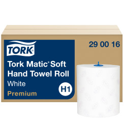 Паперові рушники Tork Matic Premium Soft рулонні 2 шари білі 100 м 400 листів