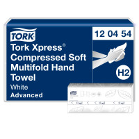 Бумажные полотенца Tork Xpress Advanced Soft Multifold 2 слоя белые 21×32 см