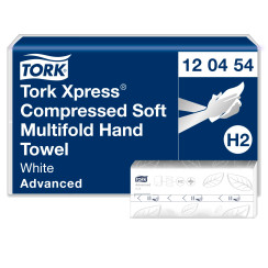 Паперові рушники Tork Xpress Advanced Soft Multifold 2 шари білі 21×32 см