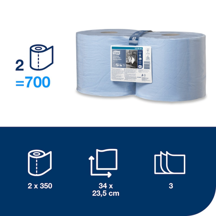 Протиральная бумага Tork Industrial Advanced 3 слоя
