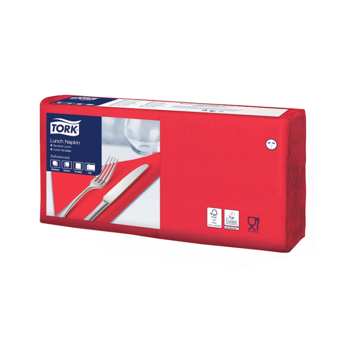 Салфетки бумажные Tork Advanced 33×33 см 200 шт