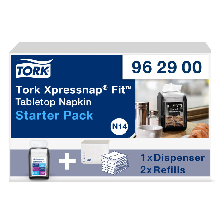 Стартовий набір Tork Xpressnap Fit з диспенсером для серветок