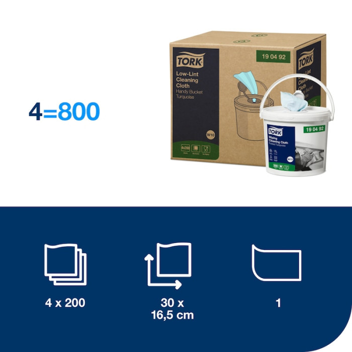 Нетканый материал Tork Premium безворсовый в ведре 60 м