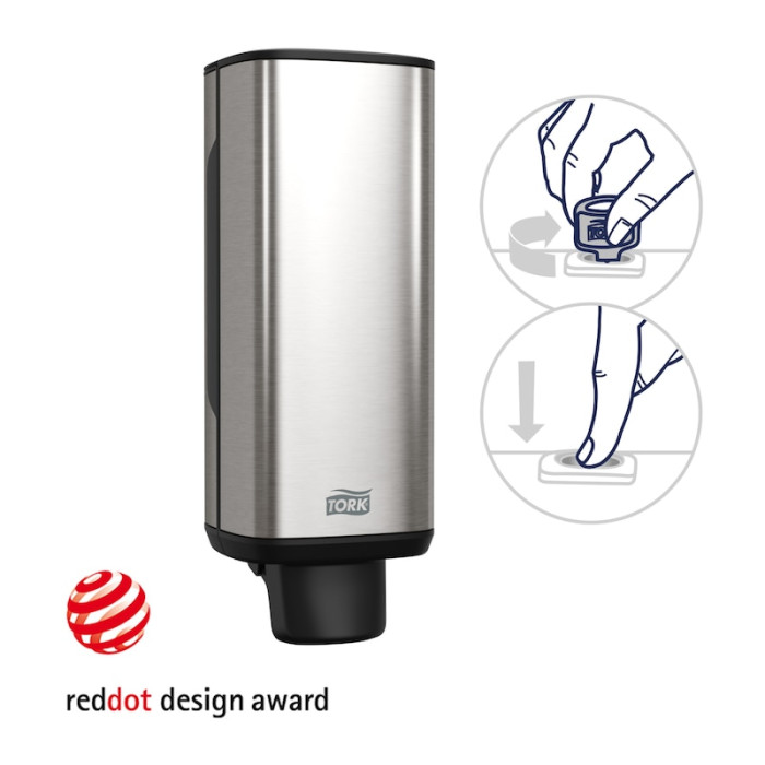 Дозатор Tork Image Line для мыла пены 1 л металлический