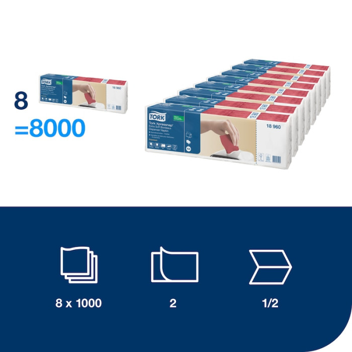 Салфетки бумажные Tork Xpressnap 1000 шт