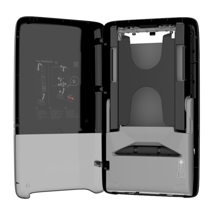 Диспенсер Tork PeakServe для бумажных полотенец механический черный