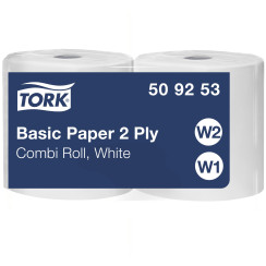 Протиральний папір Tork Universal рулонний 2 шари білий 264 м 800 листів
