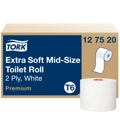 Туалетний папір Tork Premium Soft рулонний midi 2 шари білий 90 м