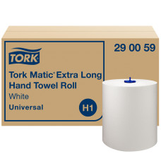 Паперові рушники Tork Matic Universal рулонні 1 шар білі 280 м 1120 листів