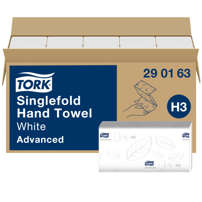Паперові рушники Tork Advanced Soft Z складання 2 шари