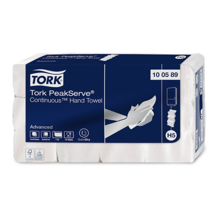 Бумажные полотенца Tork PeakServe Advanced 1 слой 270 листов