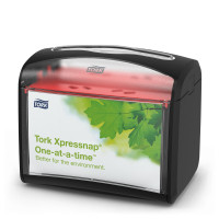 Диспенсер для салфеток Tork Xpressnap переносной механический настольный черный на 275 салфеток
