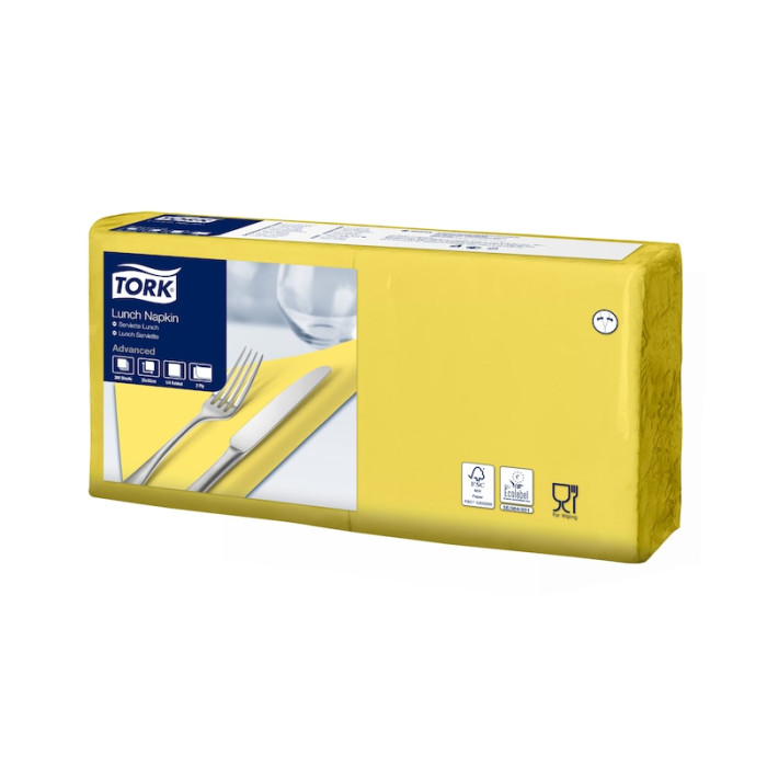 Салфетки бумажные Tork Advanced 33×33 см 200 шт