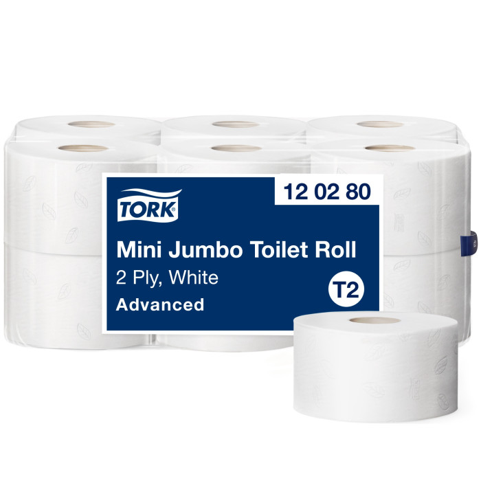 Туалетний папір Tork Advanced mini jumbo 2 шари 170 м