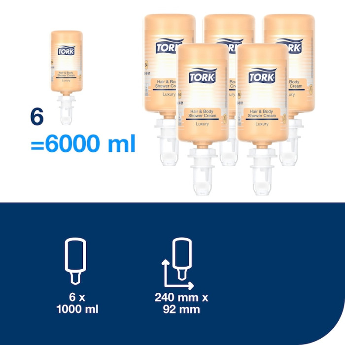 Гель для тела и волос Tork 1 л