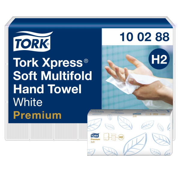 Паперові рушники Tork Xpress Premium Soft Multifold 2 шари