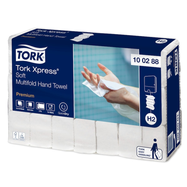 Паперові рушники Tork Xpress Premium Soft Multifold 2 шари