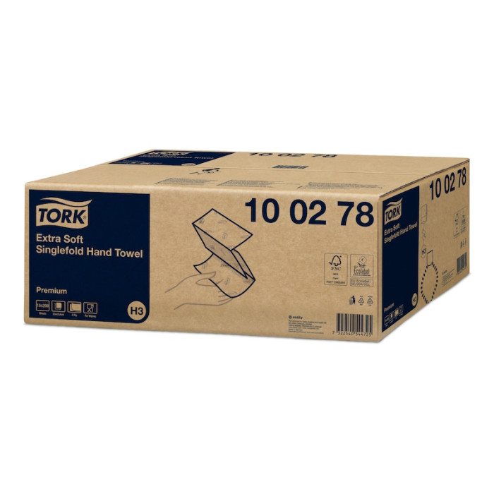 Паперові рушники Tork Premium Extra Soft Z складання 2 шари
