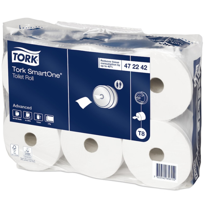 Туалетний папір Tork SmartOne mini 2 шари 207 м
