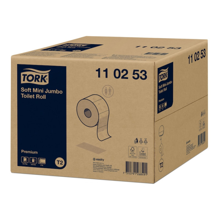 Туалетний папір Tork Premium Soft mini jumbo 2 шари 170 м
