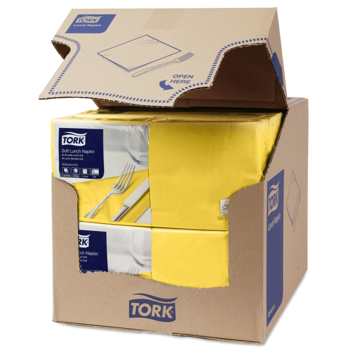 Салфетки бумажные Tork Advanced Soft 33×33 см 150 шт
