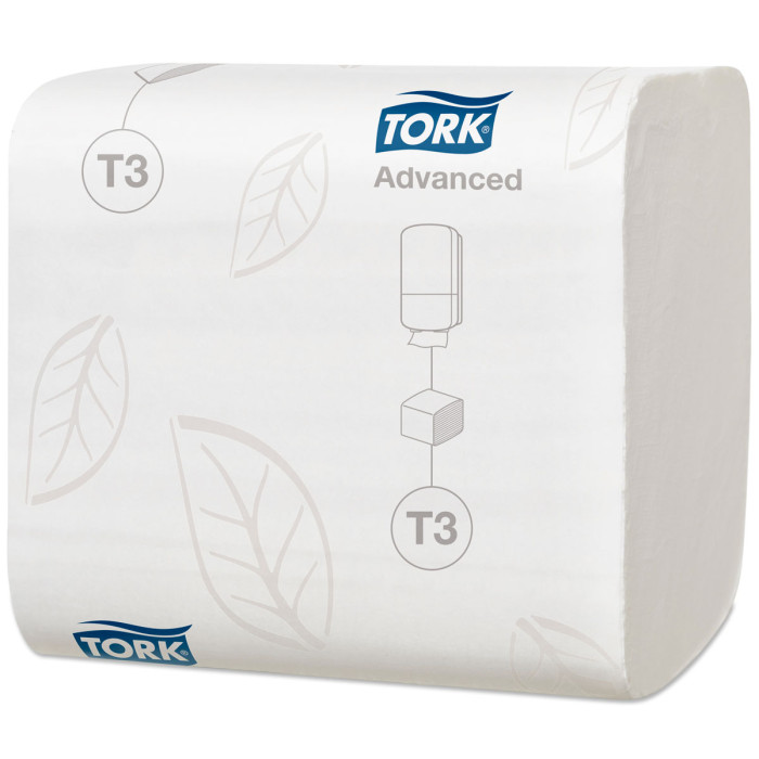 Туалетная бумага Tork Advanced листовая 2 слоя