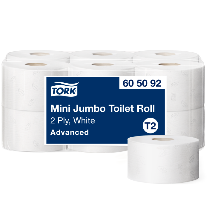 Туалетний папір Tork Advanced mini jumbo 2 шари 160 м