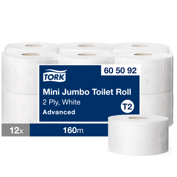 Туалетний папір Tork Advanced mini jumbo 2 шари 160 м