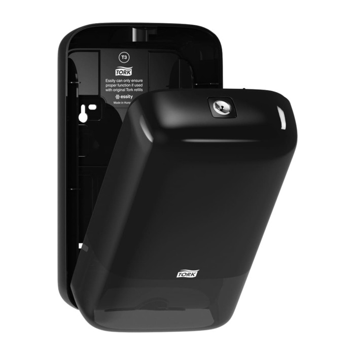 Диспенсер Tork Elevation для листового туалетного паперу чорний