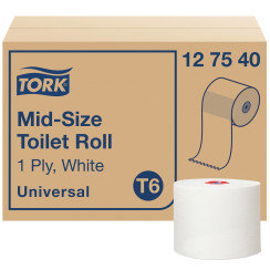 Туалетний папір Tork Universal рулонний midi 1 шар білий 135 м