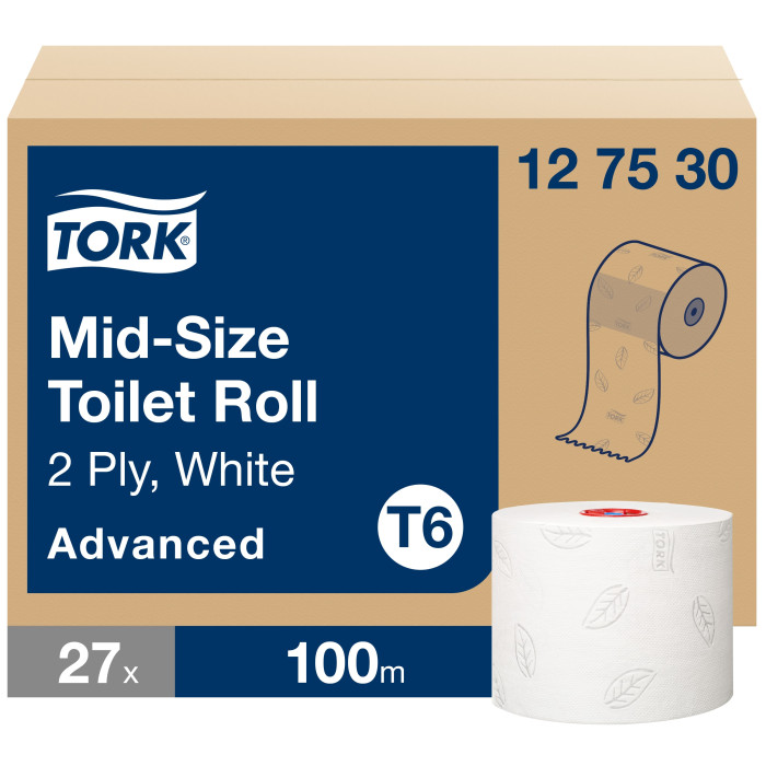Туалетний папір Tork Advanced midi рулонний 2 шари 100 м