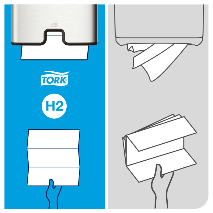 Бумажные полотенца Tork Xpress Advanced Soft Multifold 2 слоя