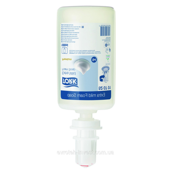 Ультра-м'яке мило-піна без запаху та без кольору Tork Premium