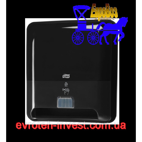 Серсорний диспенсер для рушників у рулонах Tork Matic чорний