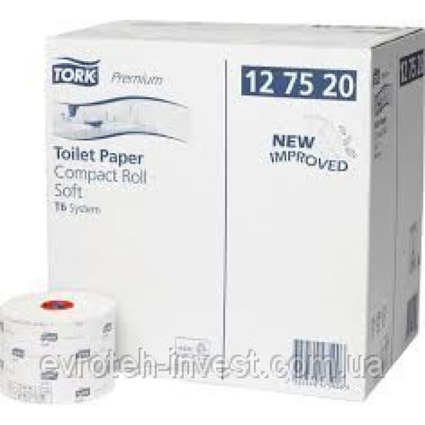 Папір туалетний Mid-size в міді рулонах м'який Tork Premium