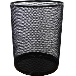 Ажурний кошик для паперів чорний