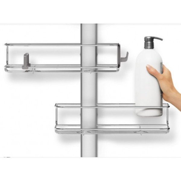 Стійка навісна з поличками металева