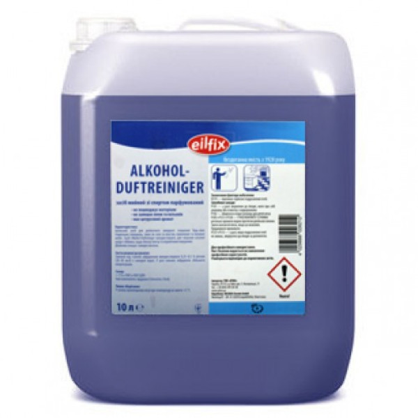 Засіб мийний зі спиртом парфумований ALKOHOLDUFTREINIGER 10л