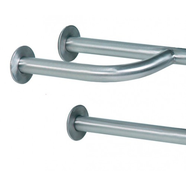 Поручень для осіб з інвалідністю потрійний правий MEDINOX