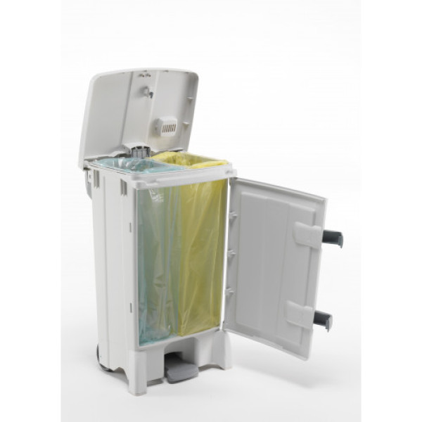 Контейнер для сміття 90л Open-up зелений