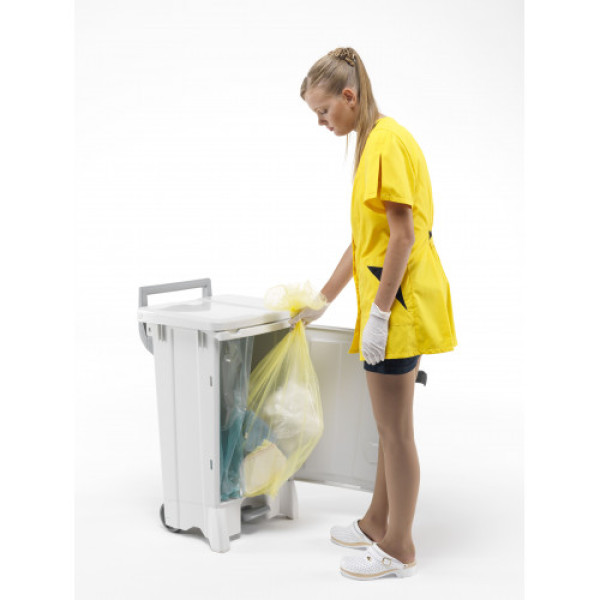 Контейнер для сміття 90л Open-up зелений