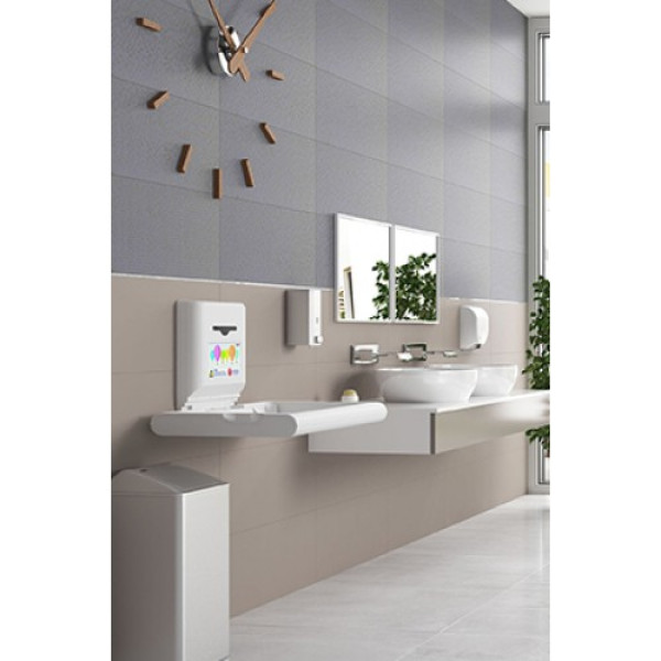 Пеленальний столик настінний відкидний горизонтальний