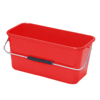 Відро 13 л. прямокутної форми червоне